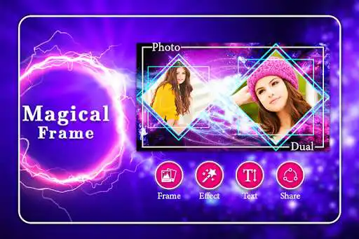 Play Magical Dual Photo Frame  and enjoy Magical Dual Photo Frame with UptoPlay