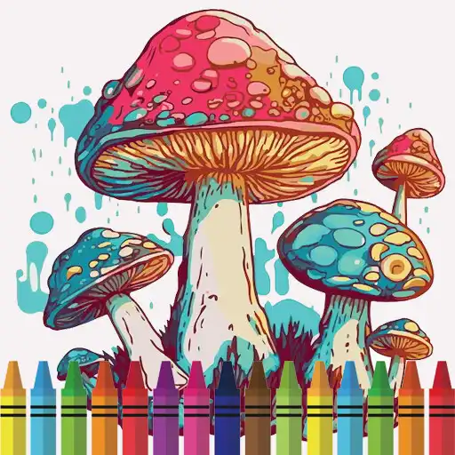 Play Magical Mushroom Coloring Book APK Play Magical Mushroom Coloring Book APK