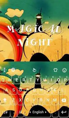 Play Magical Night Keyboard Theme