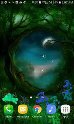 Play Magical Night Live Wallpaper