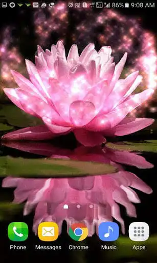 Play Magical Pink Flower LWP as an online game Magical Pink Flower LWP with UptoPlay