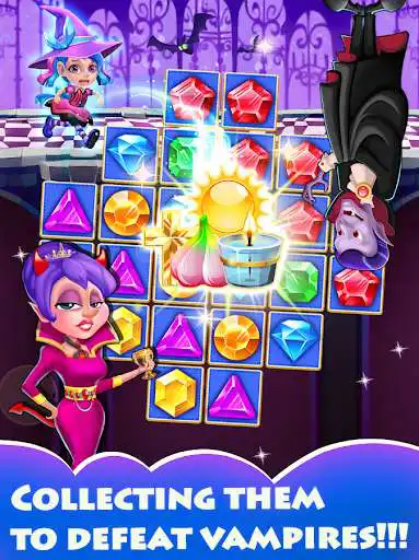 Play APK Magical Spell Crush  and enjoy Magical Spell Crush with UptoPlay paStudio.gemslegend.MagicalWitchSpellCrush