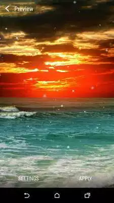 Play Magical Sunset Live Wallpaper