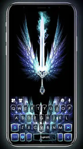 Play Magical Sword Wings Keyboard Theme  and enjoy Magical Sword Wings Keyboard Theme with UptoPlay