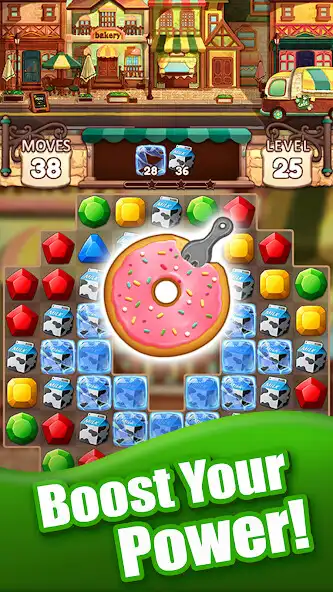 Play Magic Bakery: Fun Match 3 Game as an online game Magic Bakery: Fun Match 3 Game with UptoPlay