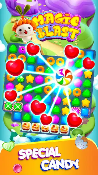 Play Magic Blast Candy Puzzle Games as an online game Magic Blast Candy Puzzle Games with UptoPlay
