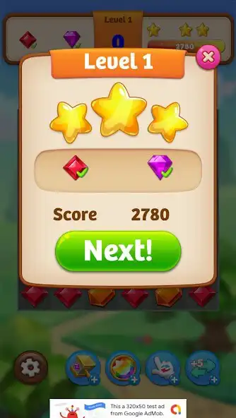 Play Magic Crystals - Match 3 Game as an online game Magic Crystals - Match 3 Game with UptoPlay