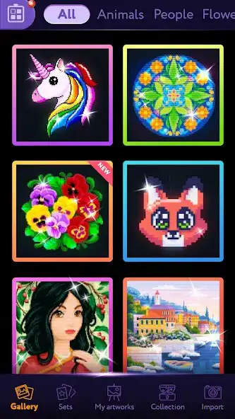 Play Magic Diamond Painting－Art App  and enjoy Magic Diamond Painting－Art App with UptoPlay