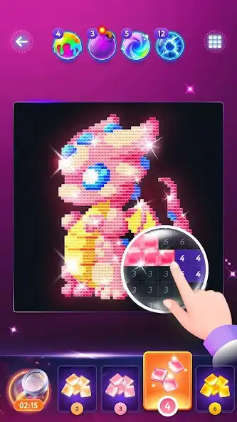 Play Magic Diamond Painting－Art App as an online game Magic Diamond Painting－Art App with UptoPlay