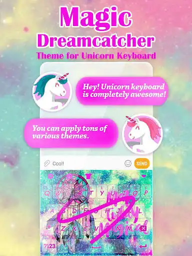 Play Magic Dreamcatcher Keyboard Theme for Girls