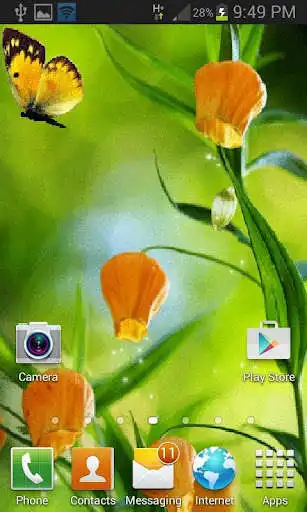 Play Magic Flowers Butterfly LWP as an online game Magic Flowers Butterfly LWP with UptoPlay