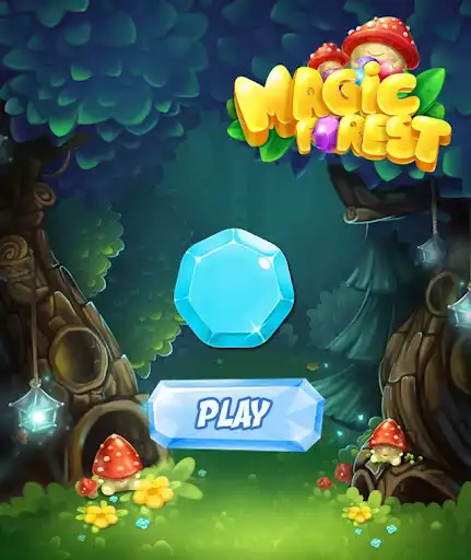 Play Magic Forest Match 3 - Fun as an online game Magic Forest Match 3 - Fun with UptoPlay