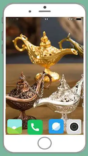 Play Magic Genie Lamp Full HD Wallpaper  and enjoy Magic Genie Lamp Full HD Wallpaper with UptoPlay