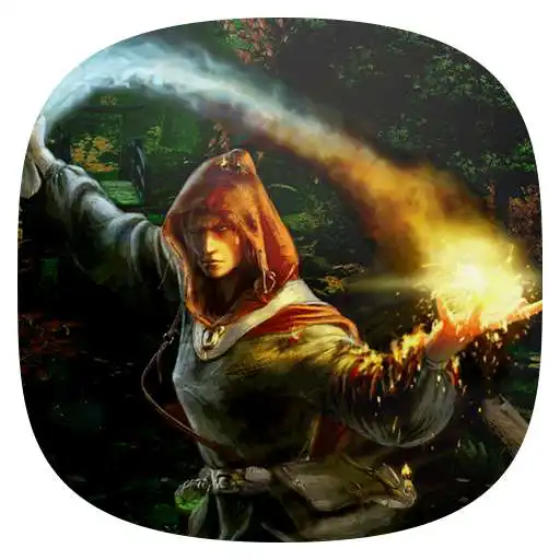 Free play online Magician Free Live Wallpaper  APK