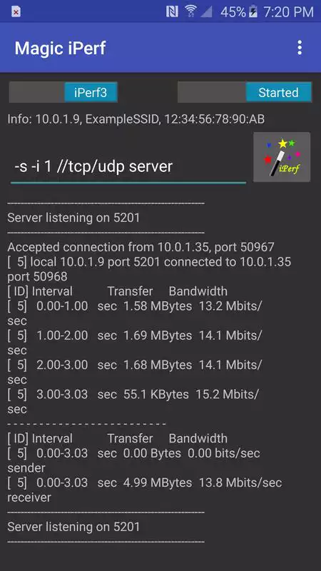 Play Magic iPerf including iPerf3