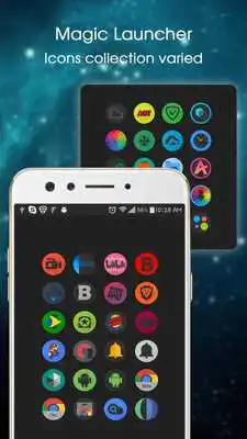 Play Magic Launcher - Dark Pixel Theme