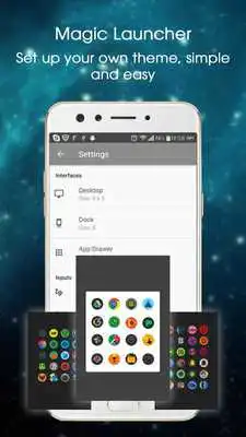 Play Magic Launcher - Dark Pixel Theme