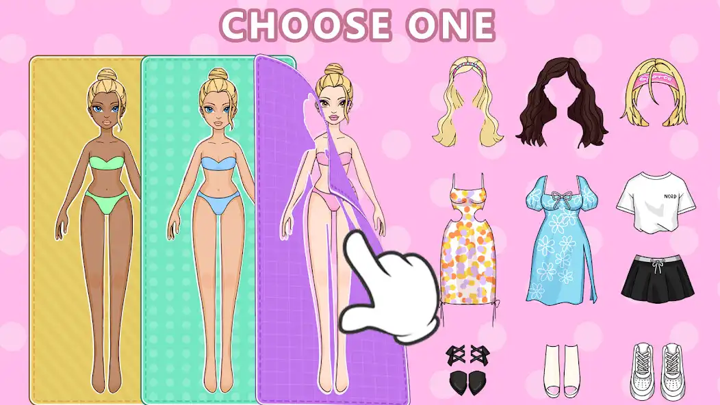 Play Magic Paper Dolls: DIY Games as an online game Magic Paper Dolls: DIY Games with UptoPlay