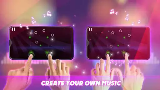 Play Magic Piano Tiles - Dream Piano: Free Music Beat as an online game Magic Piano Tiles - Dream Piano: Free Music Beat with UptoPlay
