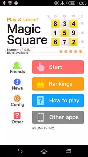 Play Magic square (Play  Learn!)