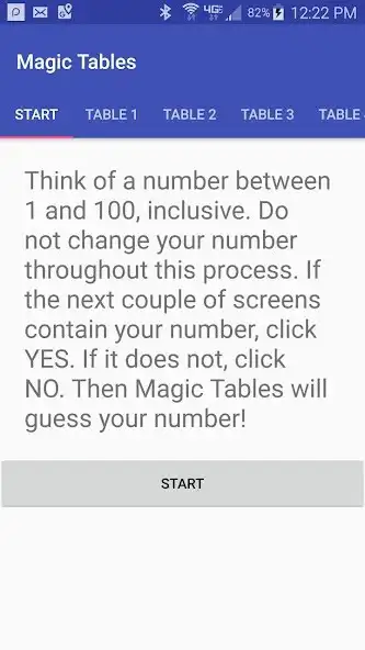 Play Magic Tables (Mind Reader)  and enjoy Magic Tables (Mind Reader) with UptoPlay