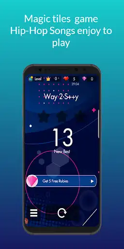 Play Magic tiles  game  HipHop Song as an online game Magic tiles  game  HipHop Song with UptoPlay