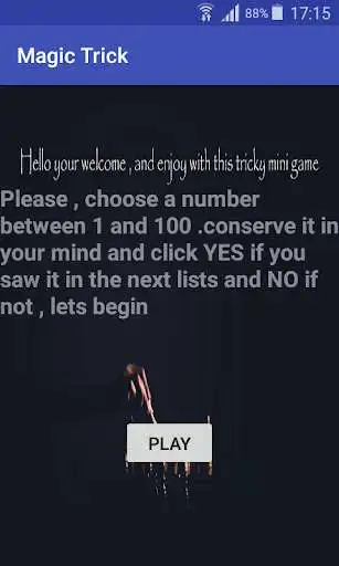 Play Magic Trick