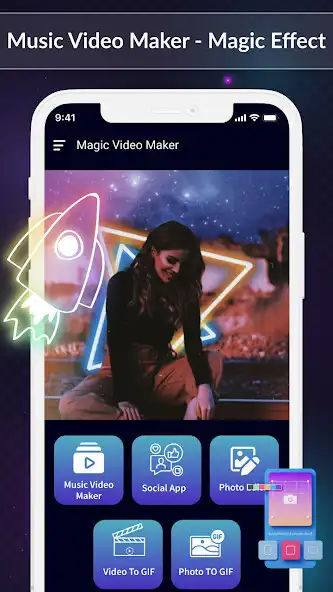 Play Magic Video Maker Music Effect  and enjoy Magic Video Maker Music Effect with UptoPlay