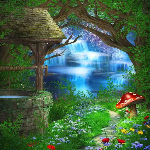 Play Magic Waterfall Live Wallpaper