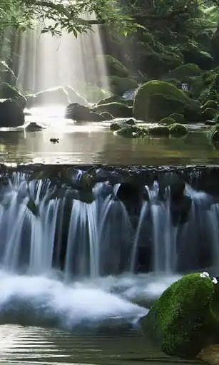 Play APK Magic Waterfall wallpaper  and enjoy Magic Waterfall wallpaper with UptoPlay com.topwallpaperz.magikwater