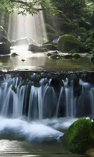 Play APK Magic Waterfall wallpaper  and enjoy Magic Waterfall wallpaper with UptoPlay com.topwallpaperz.magikwater