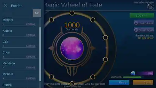 Play Magic Wheel of Fate as an online game Magic Wheel of Fate with UptoPlay