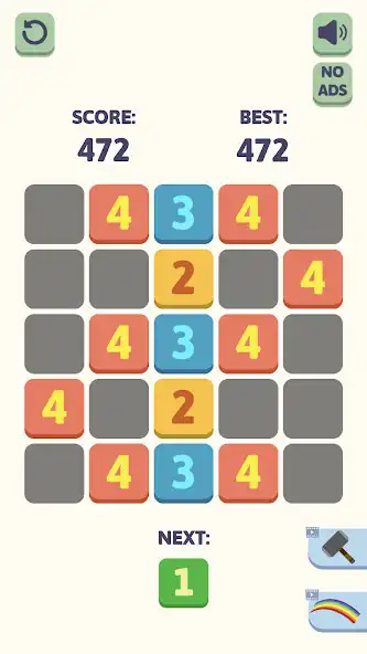Play Magnetic Merge: Number Master as an online game Magnetic Merge: Number Master with UptoPlay