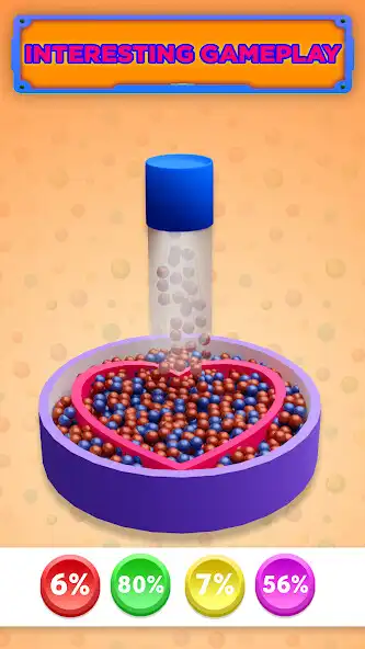 Play Magnet Sort Puzzle Game as an online game Magnet Sort Puzzle Game with UptoPlay