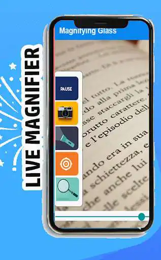 Play Magnifying Glass with Flashlight & Page Magnifier  and enjoy Magnifying Glass with Flashlight & Page Magnifier with UptoPlay