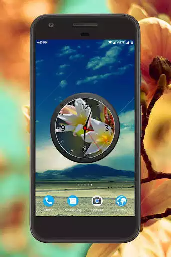 Play Magnolia Clock Live Wallpaper as an online game Magnolia Clock Live Wallpaper with UptoPlay