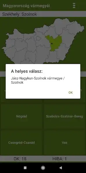 Play Magyarország vármegyéi as an online game Magyarország vármegyéi with UptoPlay