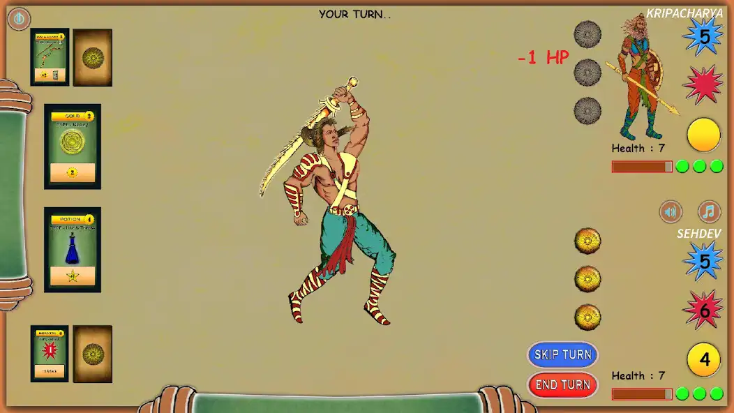 Play Mahabharat - The Legendary War as an online game Mahabharat - The Legendary War with UptoPlay