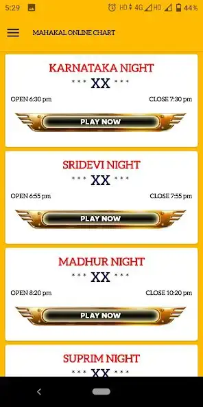 Play Mahakal Online Chart as an online game Mahakal Online Chart with UptoPlay