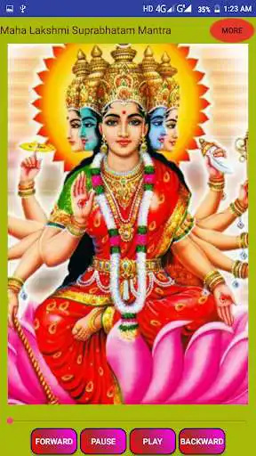 Play Maha Lakshmi Suprabhatam Mantra as an online game Maha Lakshmi Suprabhatam Mantra with UptoPlay