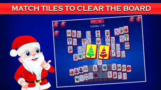 Play Mahjong Deluxe - Christmas Fun as an online game Mahjong Deluxe - Christmas Fun with UptoPlay