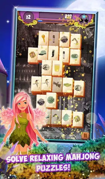 Play Mahjong: Moonlight Magic as an online game Mahjong: Moonlight Magic with UptoPlay