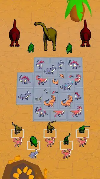 Play Mahjongosaur as an online game Mahjongosaur with UptoPlay