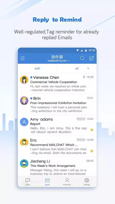 Play Mailchat-Gmail,Outlook,Yahoo
