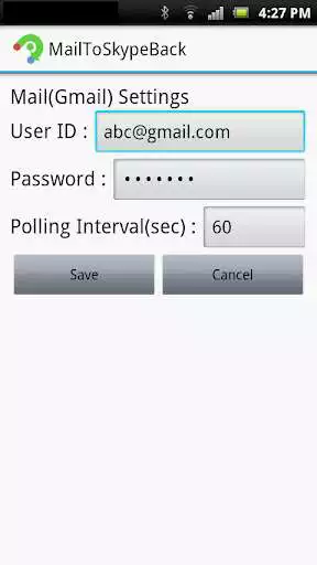 Play Mail To Skype Back