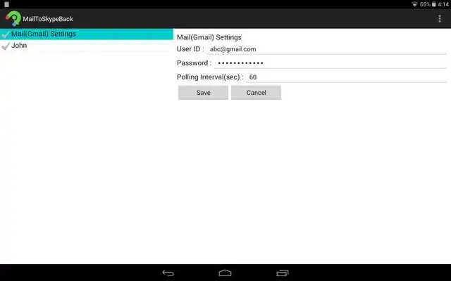 Play Mail To Skype Back