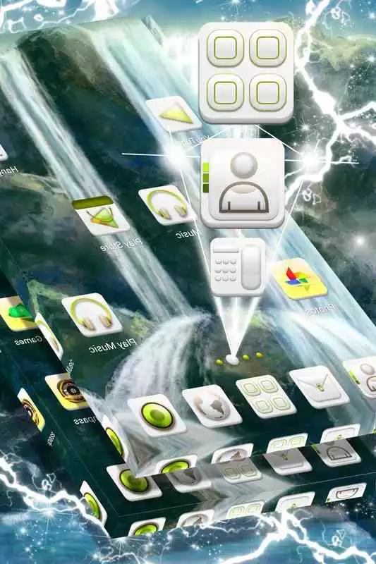 Play Majestic Waterfall Launcher