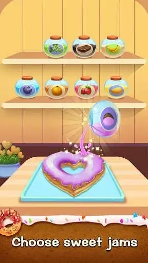 Play Make Donut: Cooking Game as an online game Make Donut: Cooking Game with UptoPlay