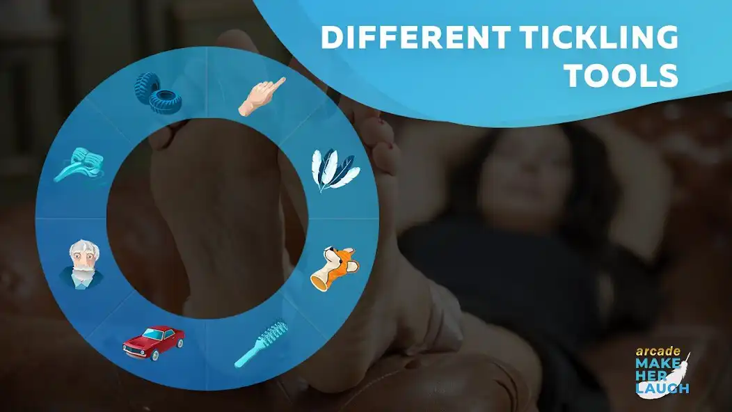 Play Make Her Laugh - Tickle Arcade as an online game Make Her Laugh - Tickle Arcade with UptoPlay