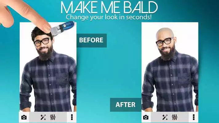 Play Make Me Bald Photo Editor